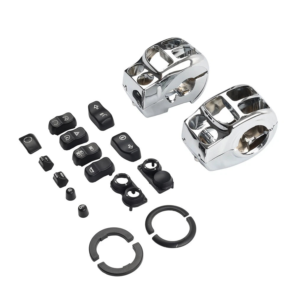 Handlebar Control Switch Housing Cap Button for Harley Road Glide (2014–2023)