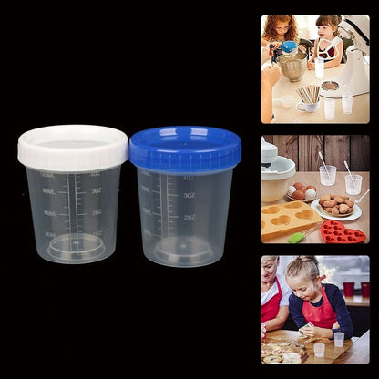 10X Measuring Cups 120ml for DIY Projects - 2 Colors