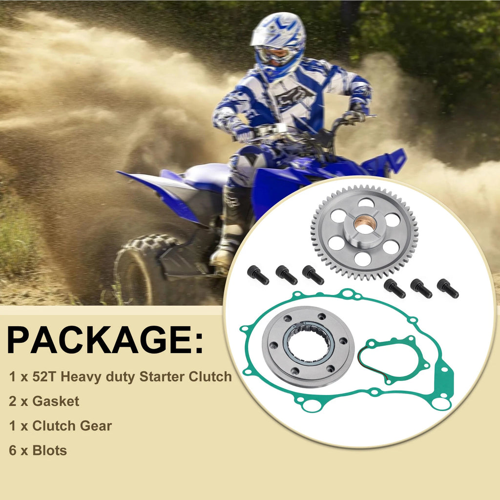 Starter Clutch Gear One Way Bearing Kit for Yamaha YFM660R Raptor (2004–2005)