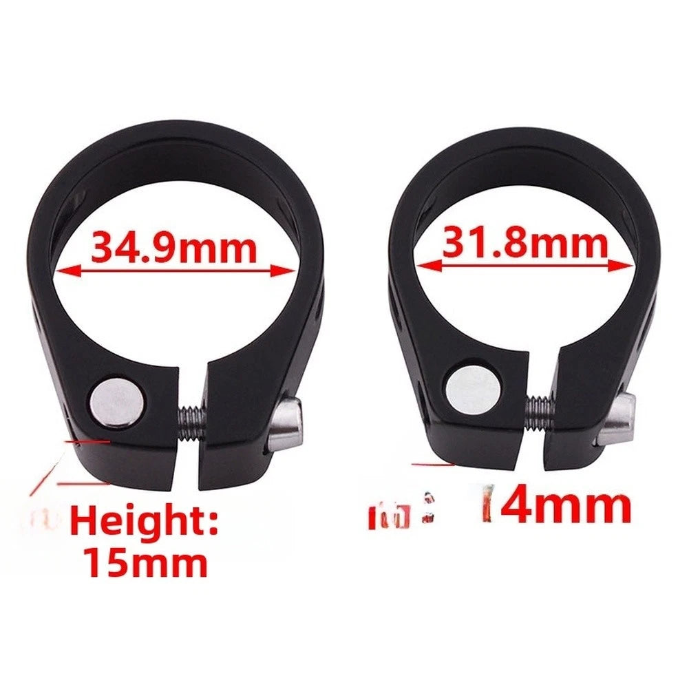 31.8mm Bike Seat Post Clamp with Secure Locking Mechanism