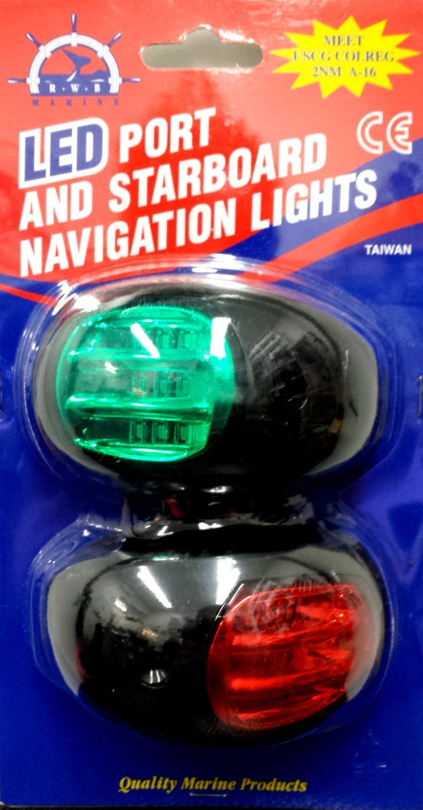 LED Port & Starboard Navigation Lights Pair for RWB1080 (12V)