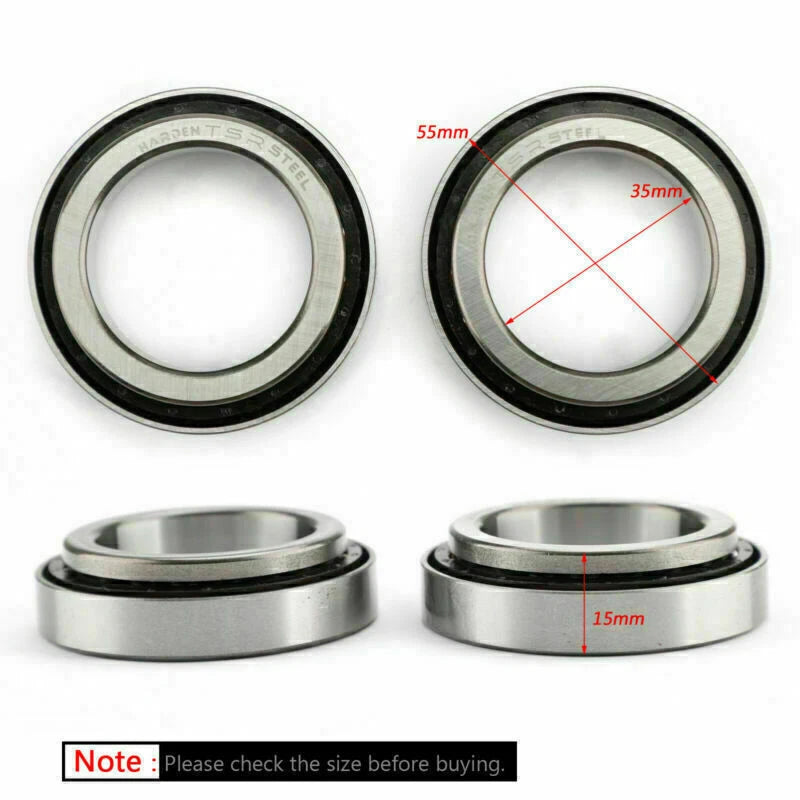 Steering Stem Bearing Seal for Kawasaki ZR1000, KLE650, ZR800, ZX636 (All Years)