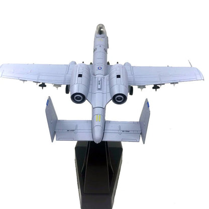 Alloy Model Plane for A-10 Attack Aircraft Thunderbolt II (1/100 Scale)