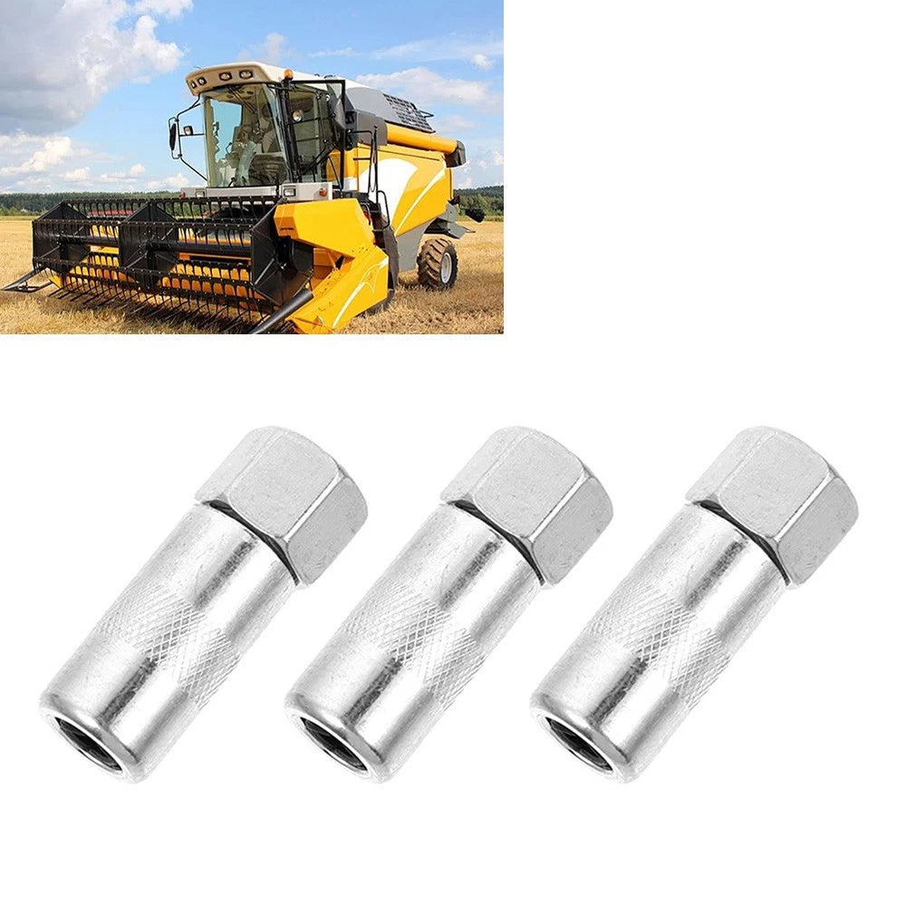 3X Grease Gun Couplers Replacement Tips - Rust Resistant