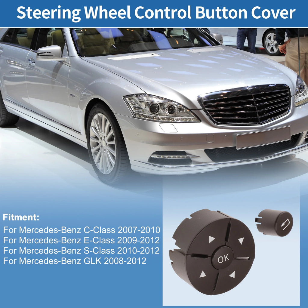 Steering Wheel Control Button Cover for Mercedes-Benz C-Class (2007–2010)