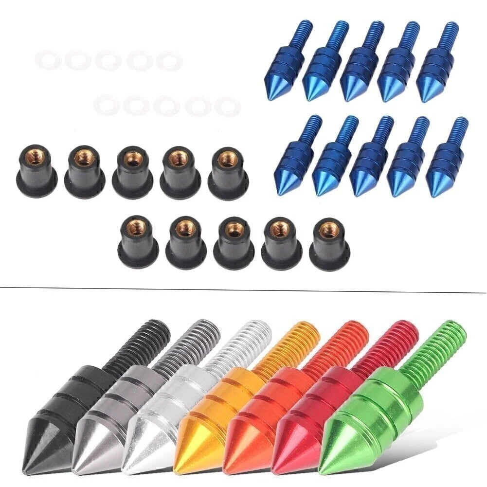 10pcs Windshield Bolt Kit for Multi Color Motor