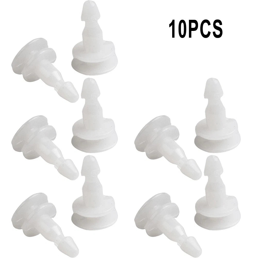 Fender Clips for Nissan Navara D22 (2001–2015) - Plastic White Fasteners
