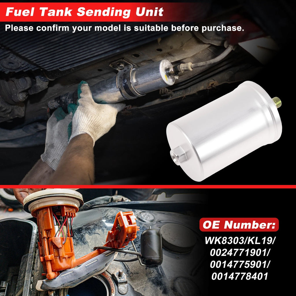 Fuel Filter Assembly for Mercedes-Benz 300E (1986–1993) Chassis Pipeline