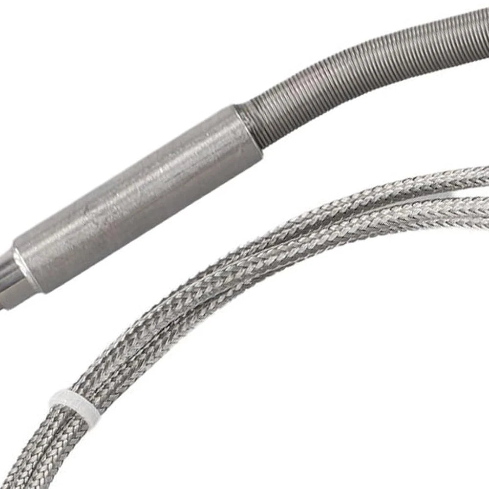 Type K Right Angle Thermocouple 80x5mm 1m Cable Stainless Steel