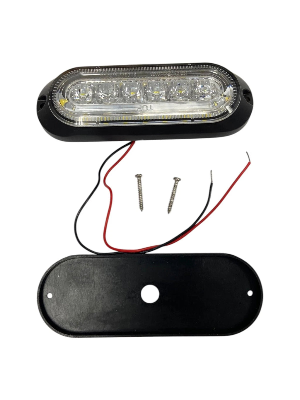 5" Oval Marine LED Light 10-30V White