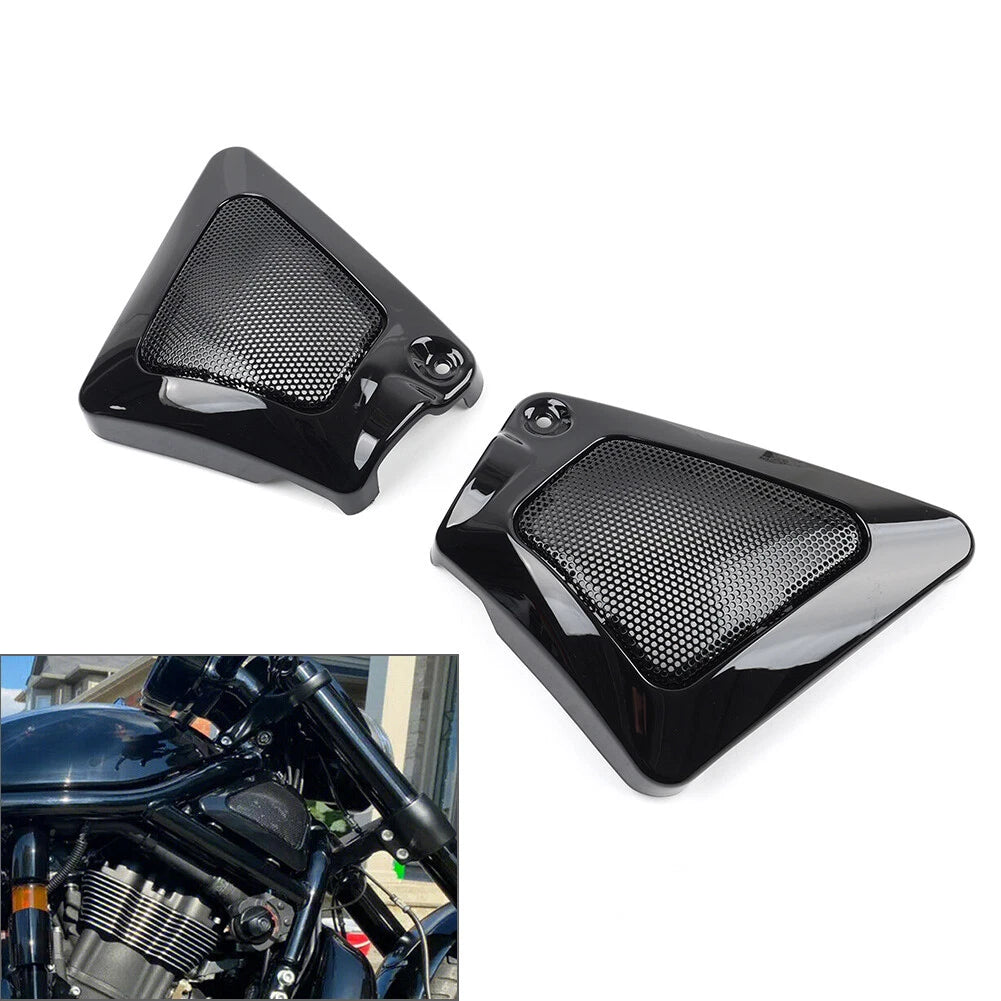 Pair Airbox Frame Neck Side Intake Covers for Harley V-Rod (2002–2017)
