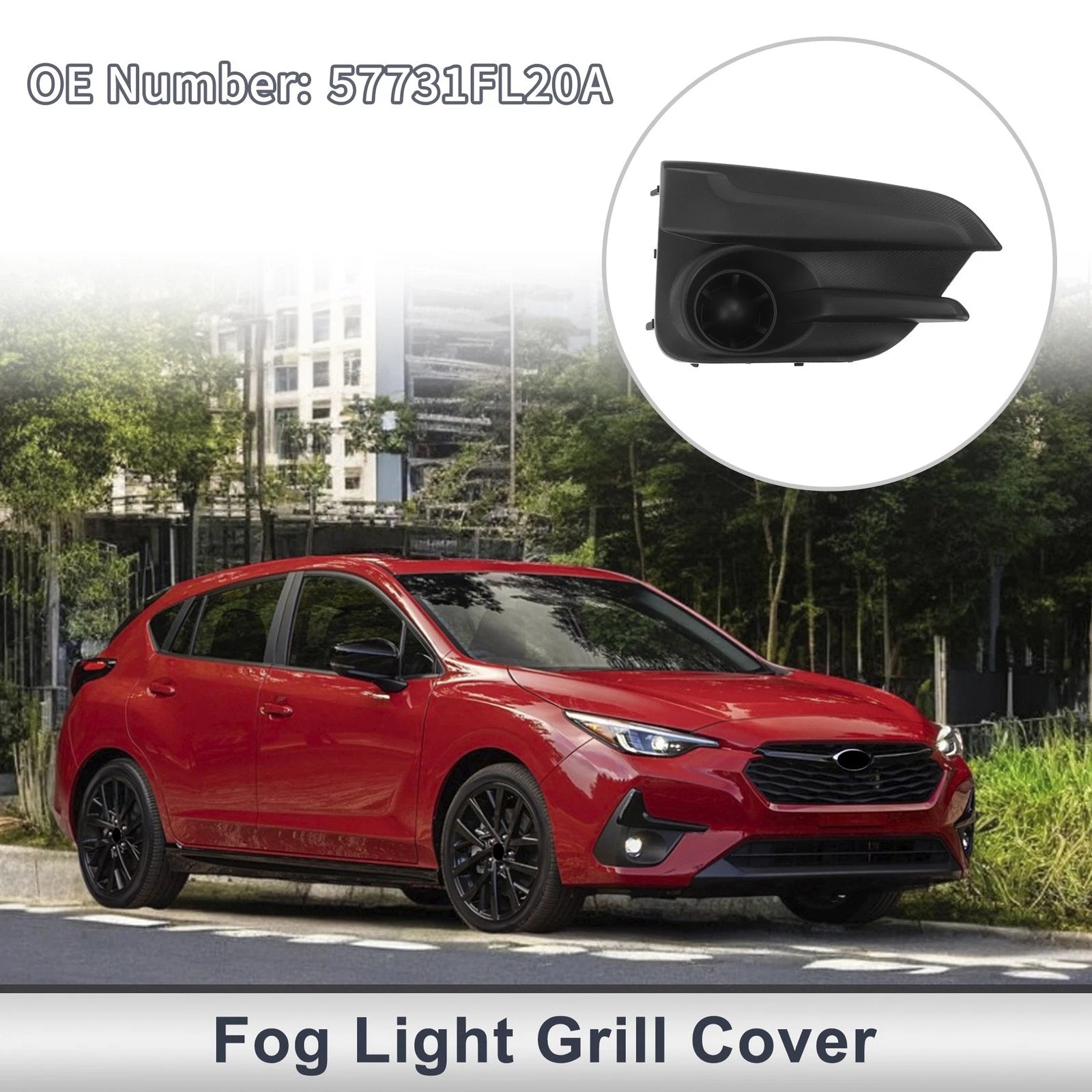 Front Right Fog Light Grill Replacement for Subaru Impreza (2017–2019)