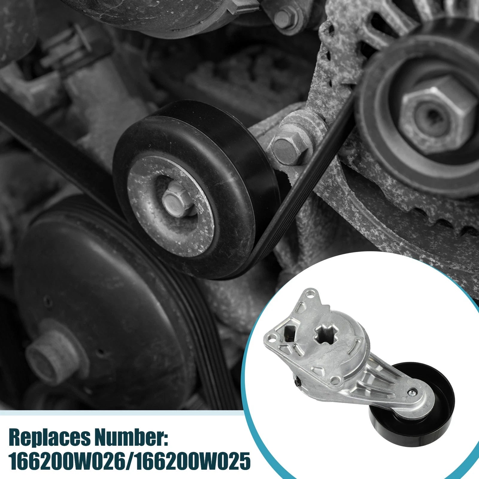 Belt Tensioner Pulley Replacement for Lexus GS 300 1993–2004