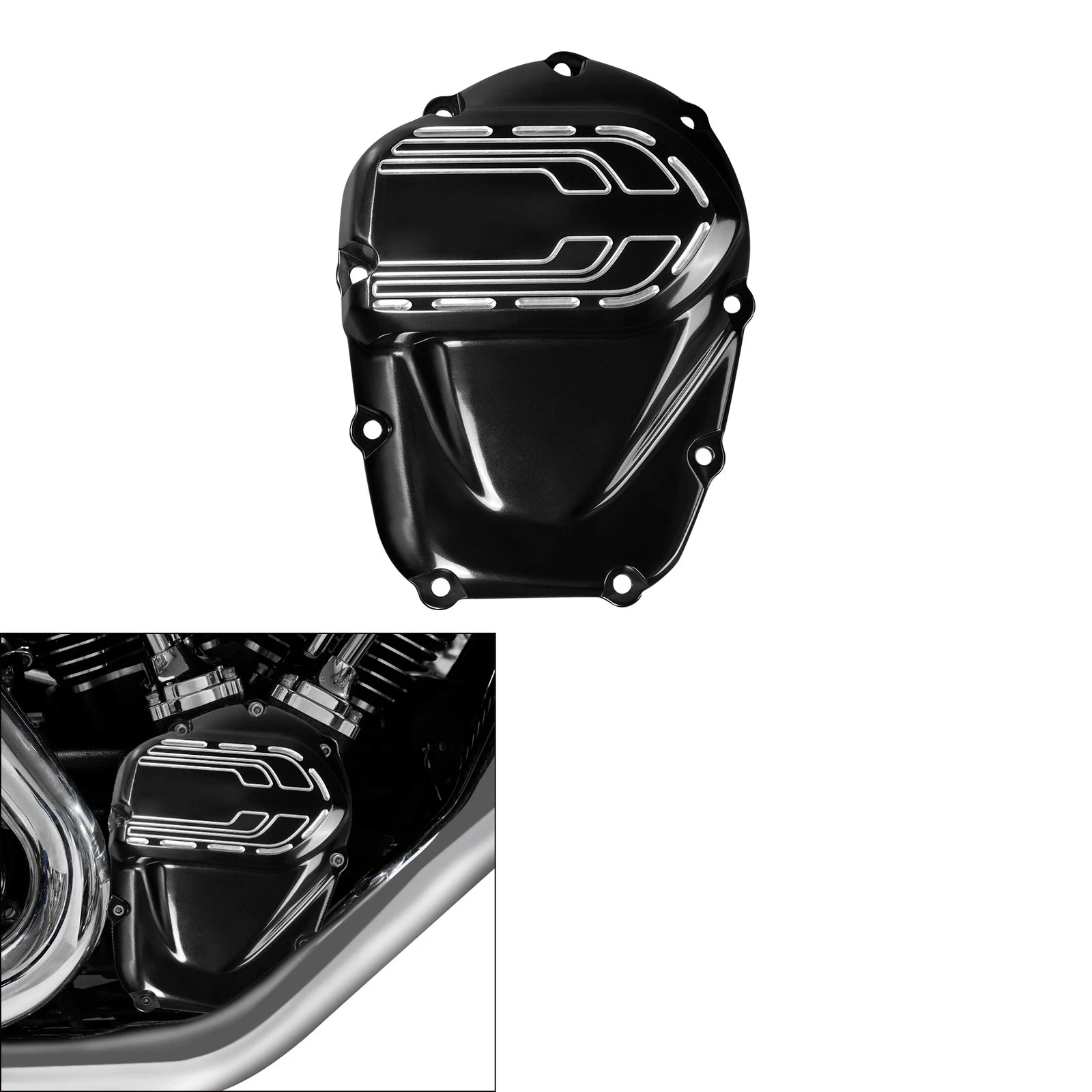 Side Cam Cover for Harley M8 Touring Glide Softail (2017–2025)