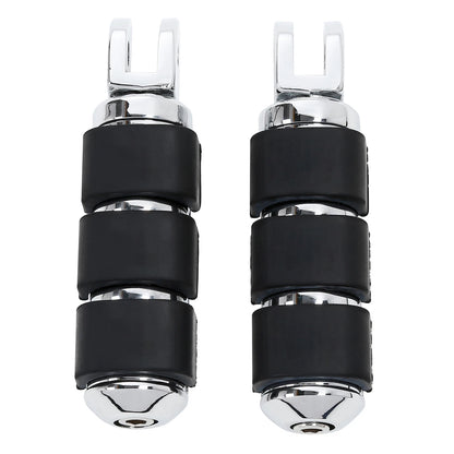 Chrome Footpegs Bracket for Harley Softail (2018–2025)