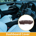 Dashboard Cover Dash Mat for Mercedes-Benz C-Class (2011–2013) Brown
