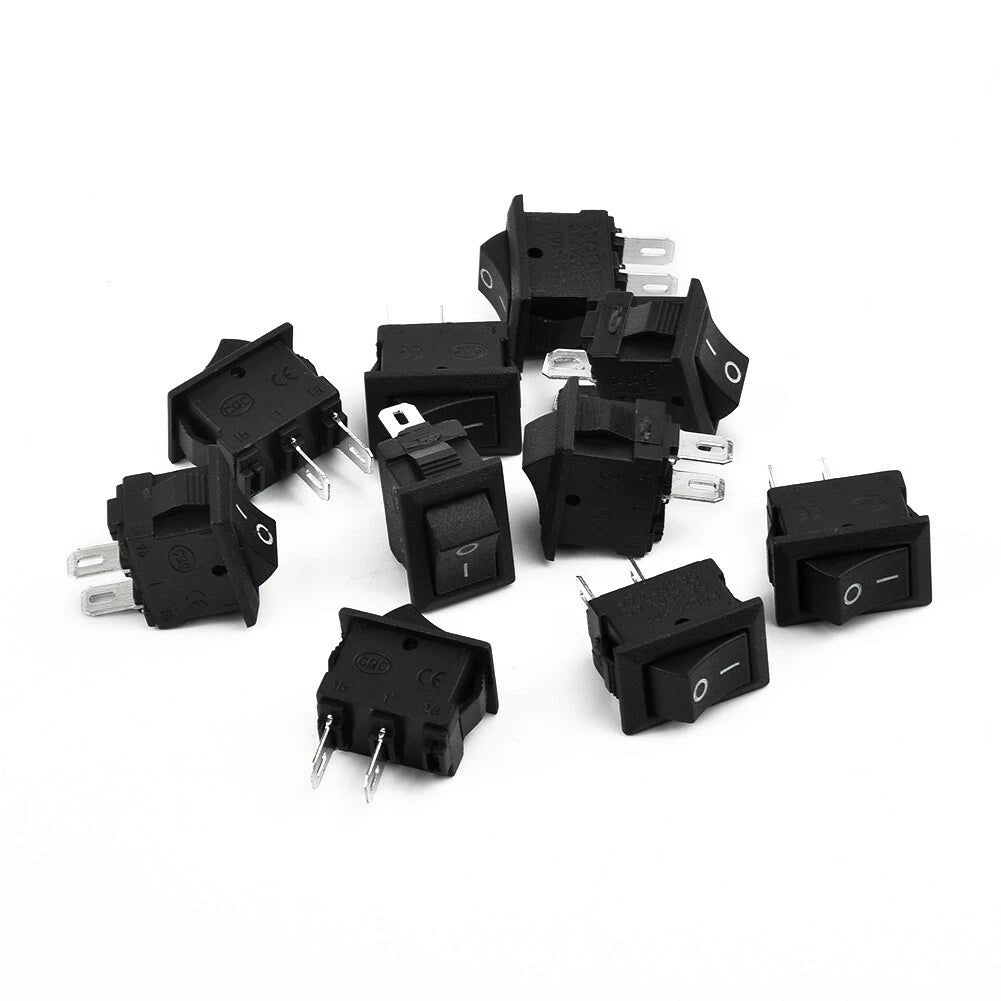 10x SPST ON/OFF Rocker Switch for DC 12V 16A Control
