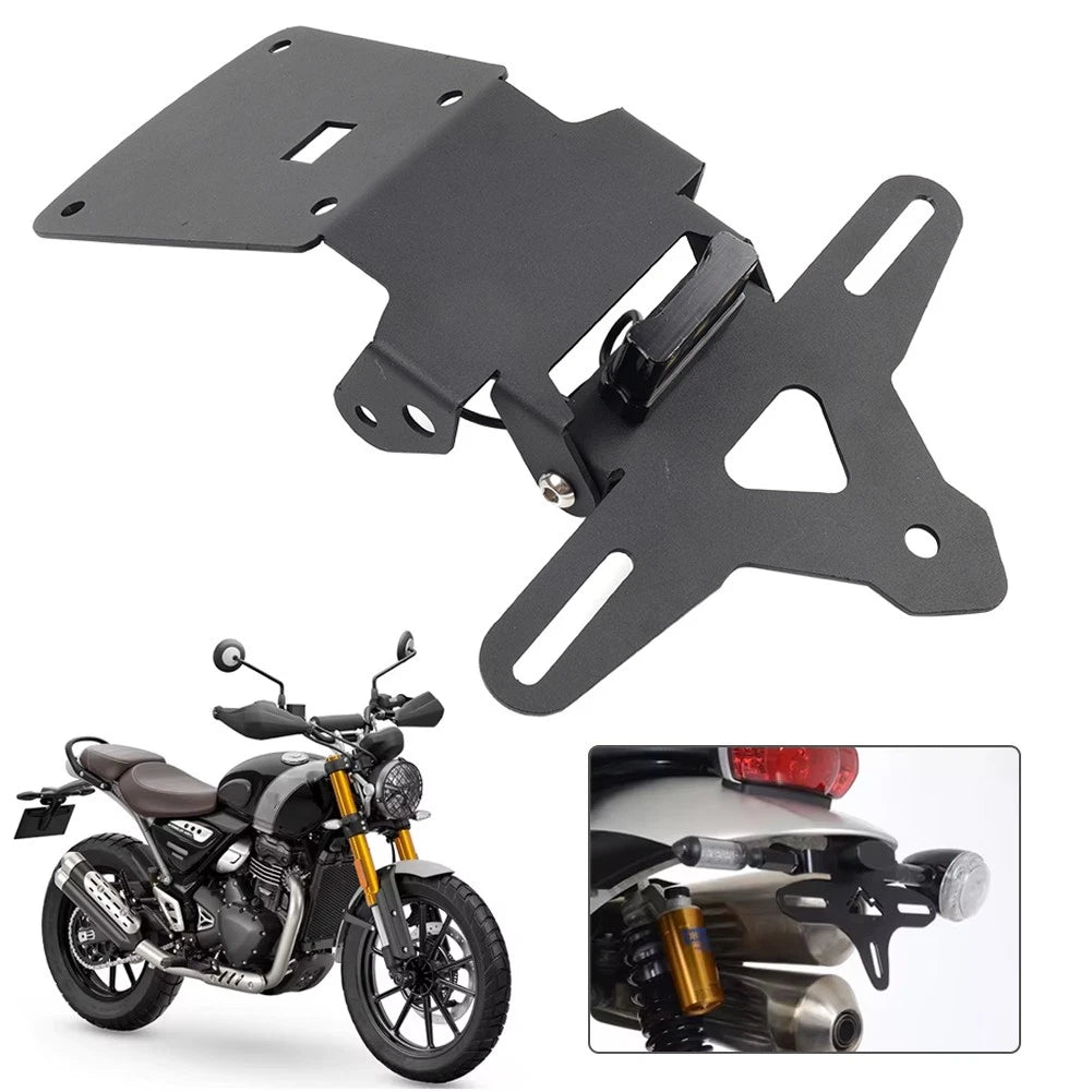 License Plate Holder Light Tail Tidy Eliminator for Scrambler Speed 400X (2024)