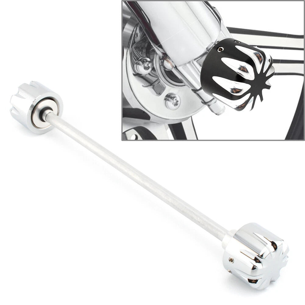 Front Axle Nut Cover Cap Installation Kit for Harley Davidson (Year Range)