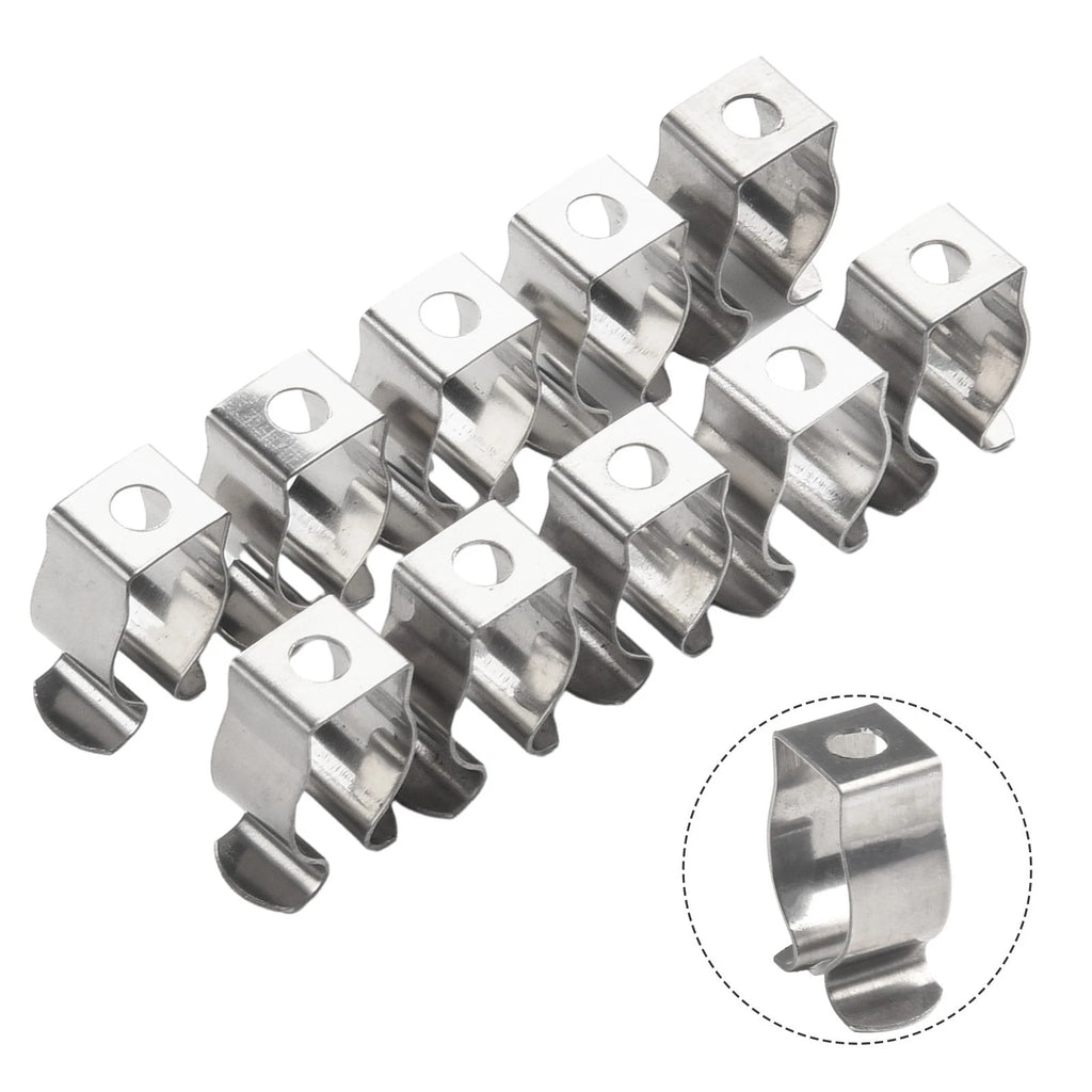 Space Saving Spring Terry Clips for Organizing Garage Tools