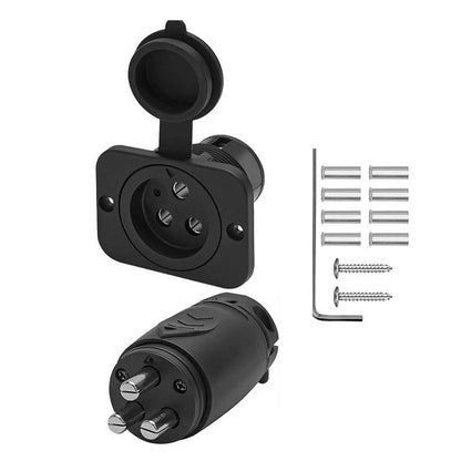 Marine Grade Trolling Motor Socket 70A 12-48V for Boat/RV