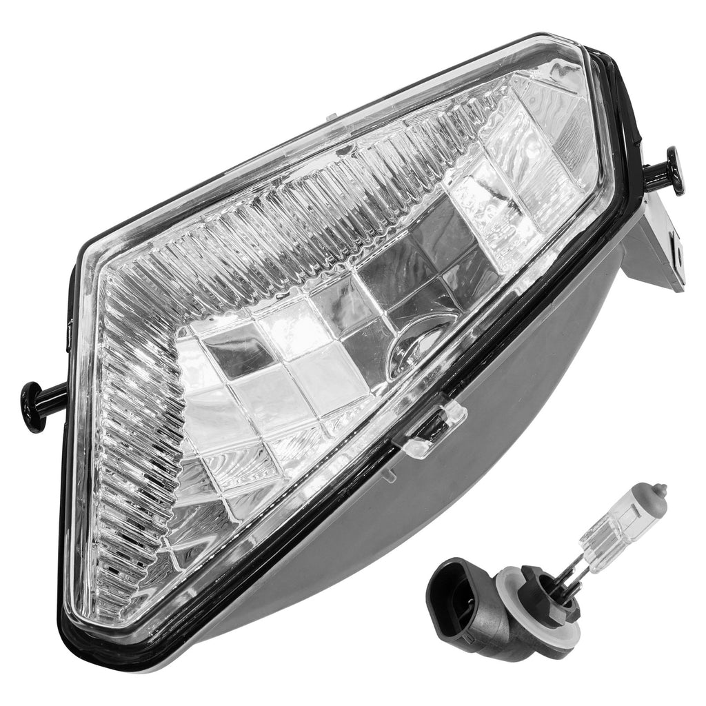 Caltric Left Headlight and Bulb Replacement for Polaris Hawkeye 300 (2006–2011)