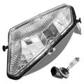 Caltric Left Headlight and Bulb Replacement for Polaris Hawkeye 300 (2006–2011)