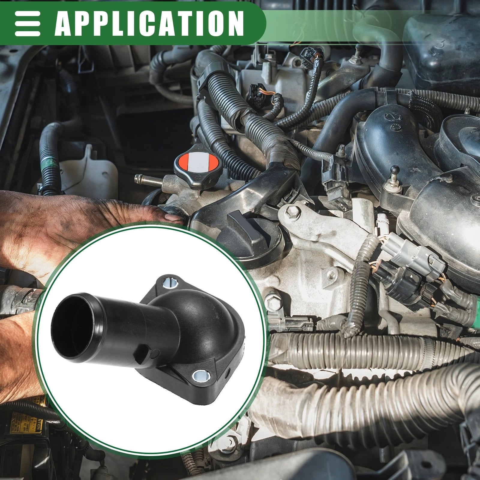 Engine Coolant Thermostat Housing for Toyota C-HR 2018–2019