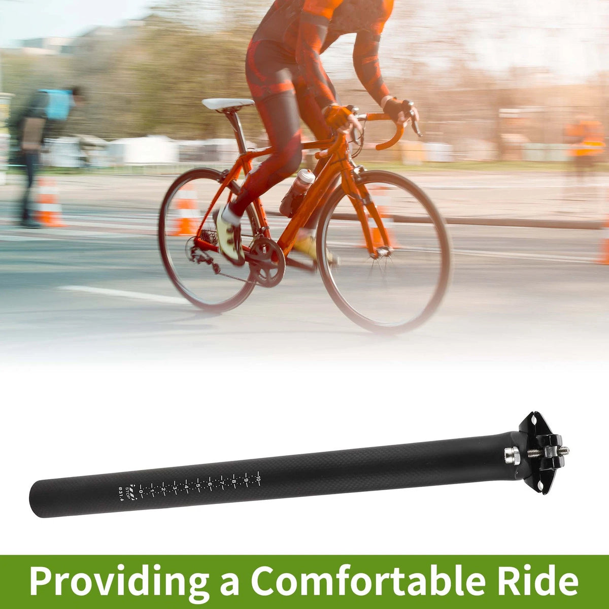 Bike Suspension Seatpost 31.6mmx350mm Saddle Post for Universal Fit (2000–2025)