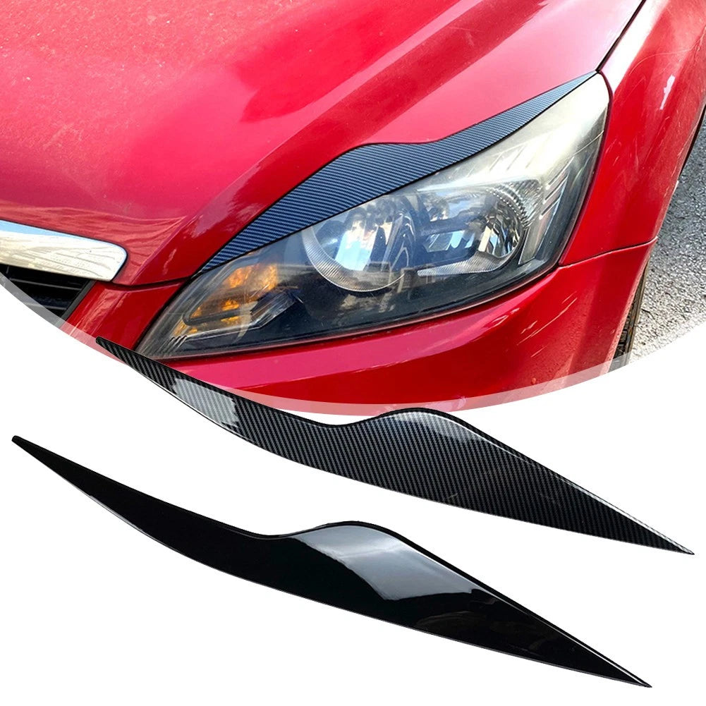 Carbon Fiber Eyebrows Trim for Ford Focus MK2 (2005–2011)