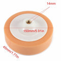 3X 6-Inch Polishing Mop Pads for Car Buffing M14-Thread