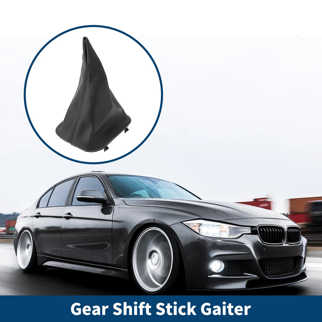Gear Shift Stick Gaiter for BMW E30 (1981–1991) - Black Leather