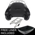 Trunk Backrest Speakers Mount Rack for Harley Touring (2014–2026)