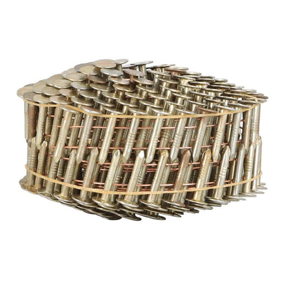 7200 Pack Galvanized Coil Roofing Nails 7/8" × 0.12" × 3/8" 15 Degree