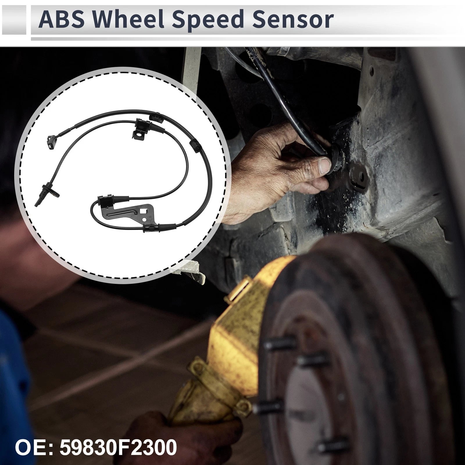 ABS Wheel Speed Sensor for Hyundai Elantra (2017–2020) Rear Left Replacement