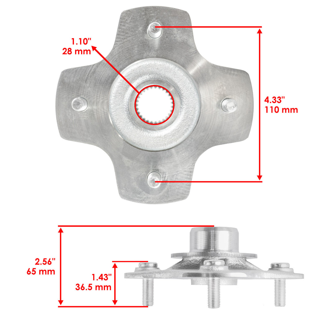 Rear Wheel Hub Assembly Right for Honda TRX500FPE Foreman 500 (2012–2013)