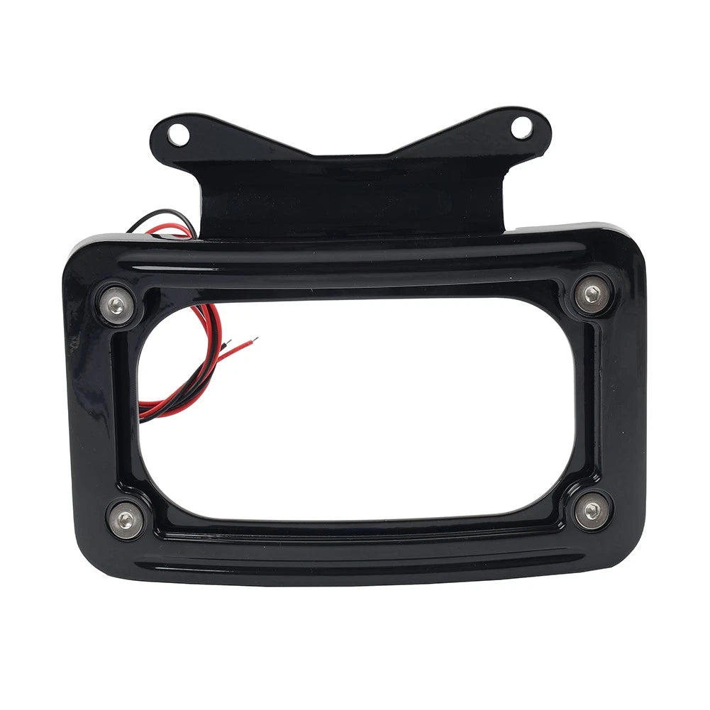 Rear Curved License Plate Frame Light for Harley Touring Road Glide (2010–2023)