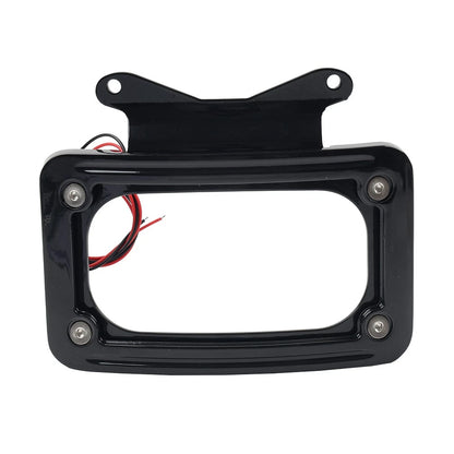 Rear Curved License Plate Frame Light for Harley Touring Road Glide (2010–2023)