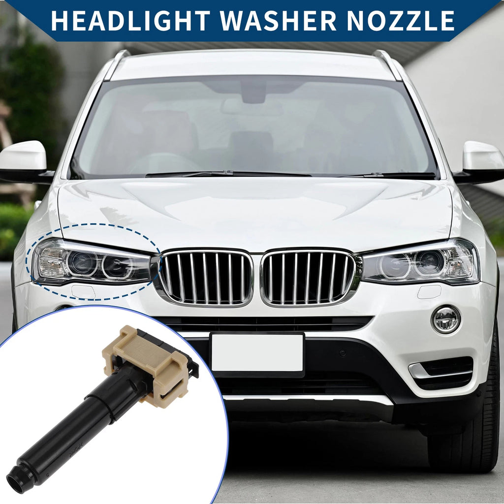 Front Passenger Headlight Washer Nozzle Replacement for Toyota Land Cruiser (2008–2021)