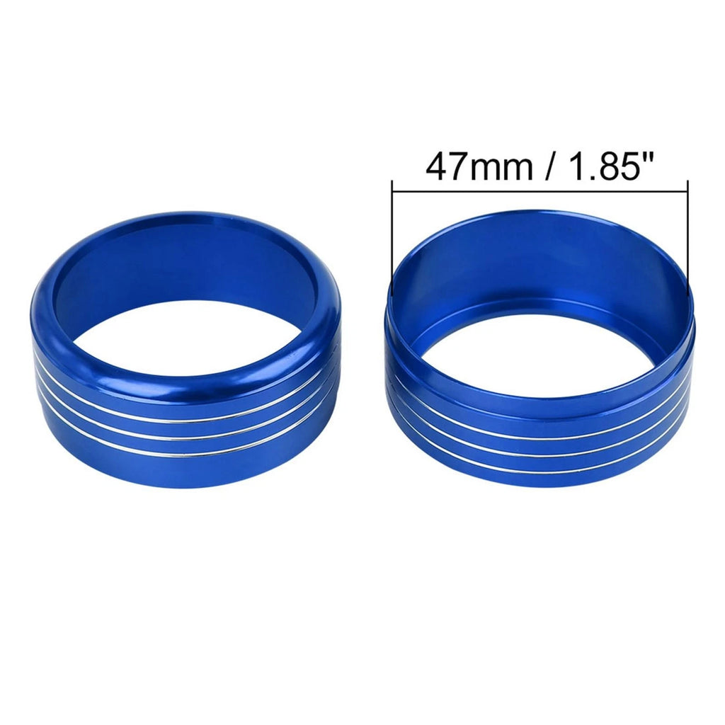 3pcs AC Climate Control Ring Knob Trim Cover for Subaru Impreza WRX STi (2011–2016)