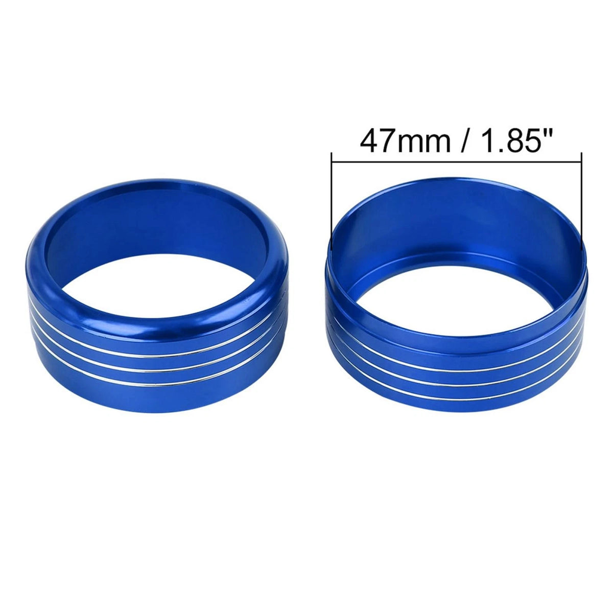 3pcs AC Climate Control Ring Knob Trim Cover for Subaru Impreza WRX STi (2011–2016)