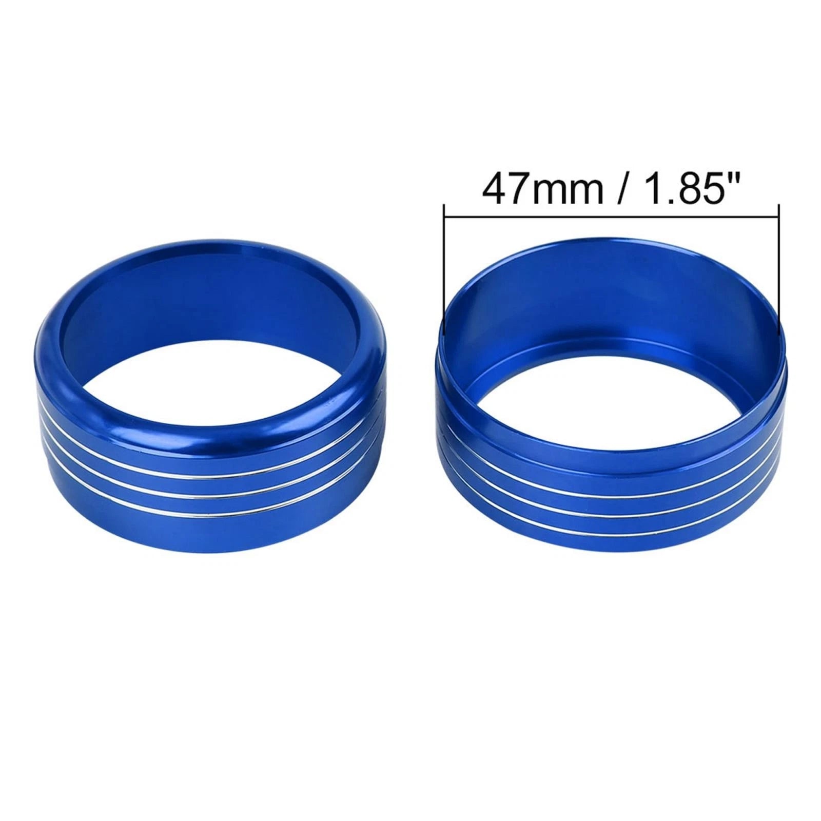 3pcs AC Climate Control Ring Knob Trim Cover for Subaru Impreza WRX STi (2011–2016)