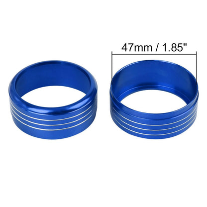 3pcs AC Climate Control Ring Knob Trim Cover for Subaru Impreza WRX STi (2011–2016)