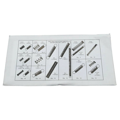 200 PCS Metal Compression Tension Hook Springs Set for Organizer