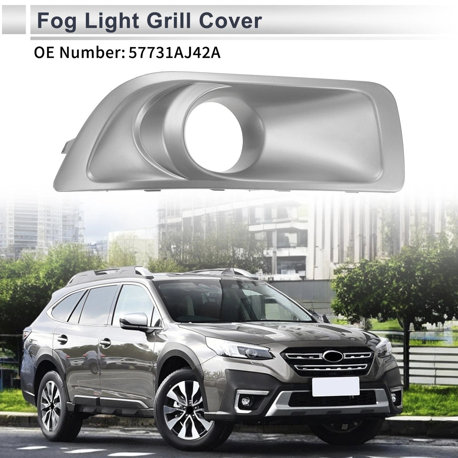 Front Right Fog Light Grill Replacement for Subaru Outback (2010–2012)