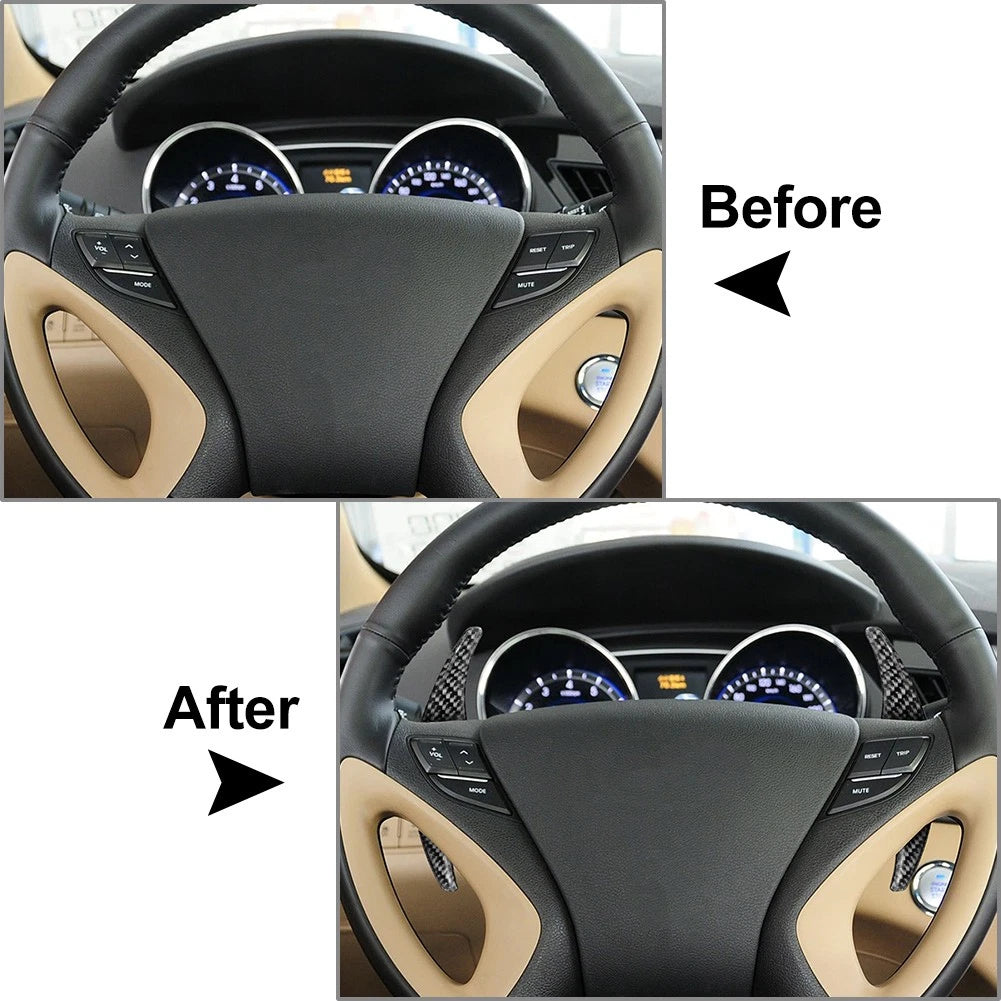 Steering Wheel Shift Paddle Extensions for Hyundai Sonata (2010–2015)