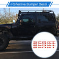 Reflective Bumper Decal for - Red Square SPORT