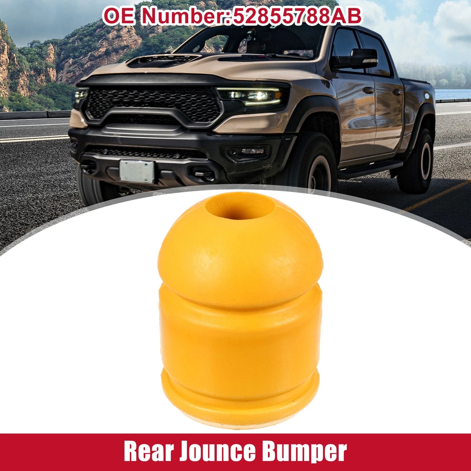 Car Rear Jounce Bumper Replacement for Dodge Ram 1500 (2009–2010) Durable
