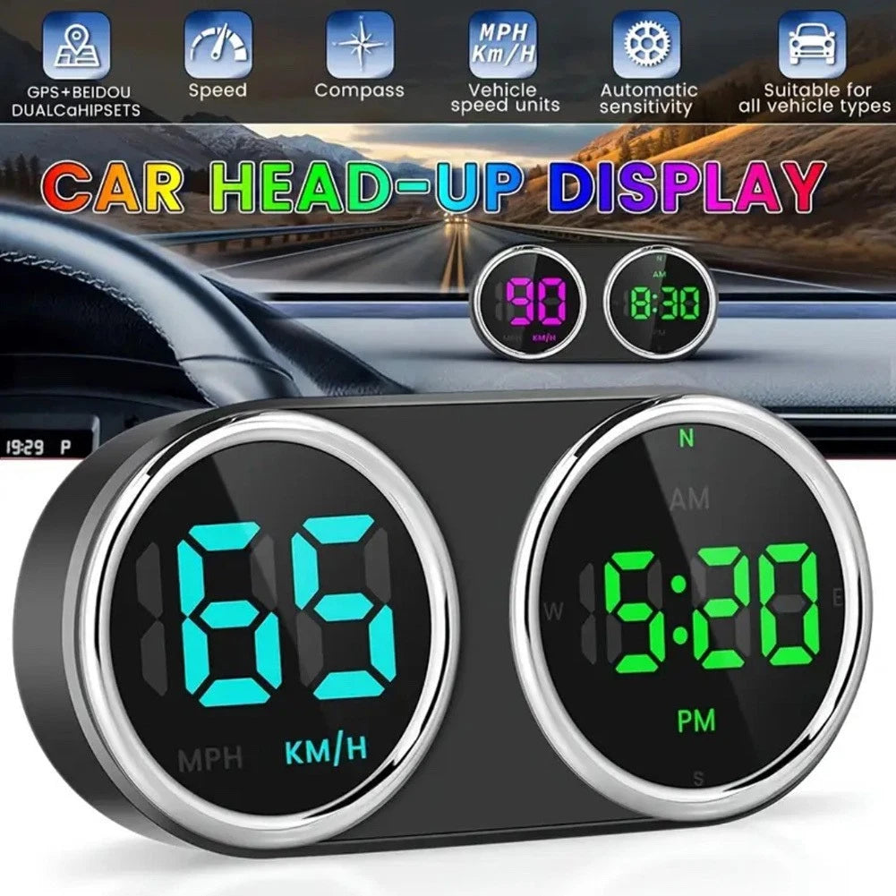 Digital Speedometer for Cars (KMH MPH Support)