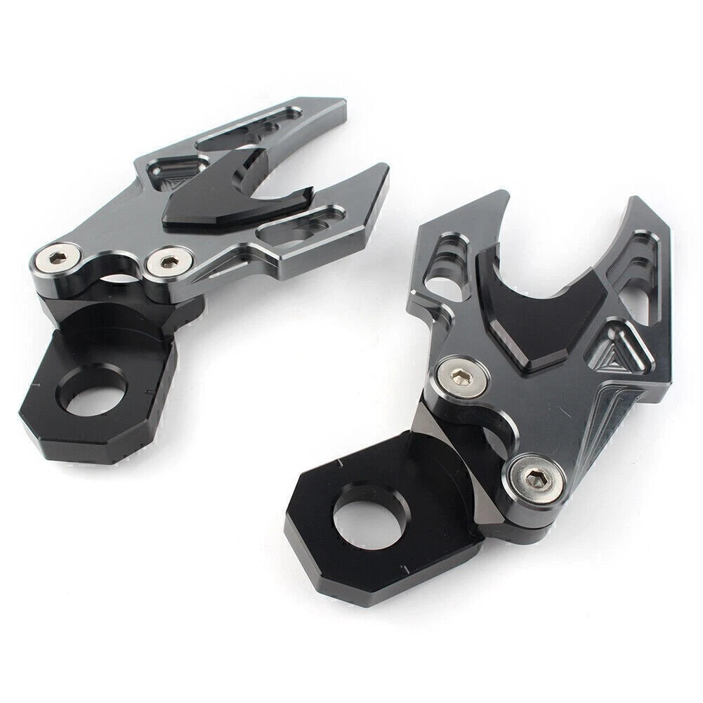 CNC Rear Fork Chain Adjuster for Honda CB650F (2014–2018) Grey